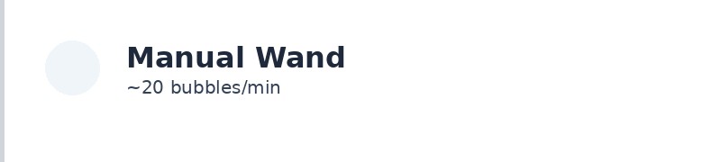 Manual wand vs electric gun