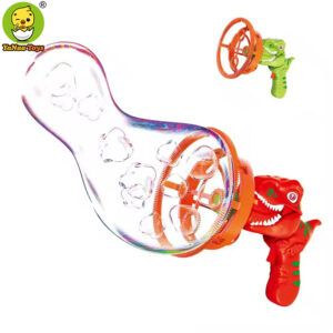 Electronic Dinosaur Bubble Gun