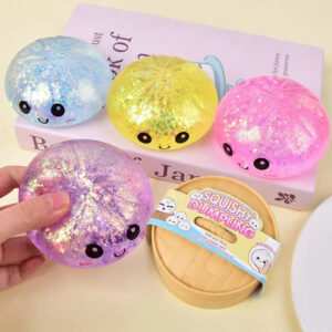 Glitter Maltose Dumpling Squishy