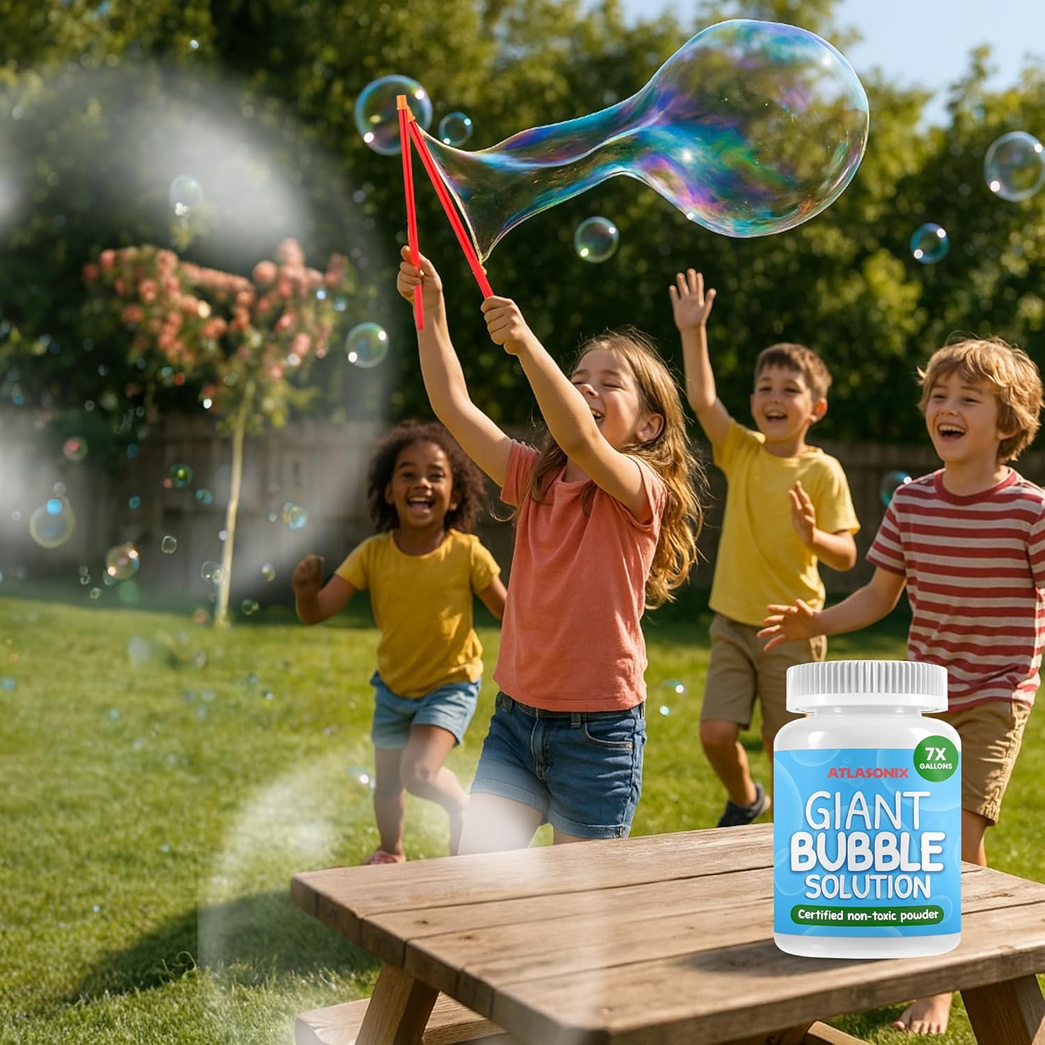 Giant Bubble Solution Mix Powder - Makes 7 Gallons (896 OZ) - Image 6
