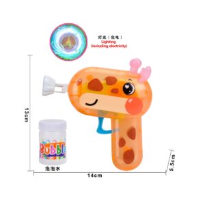 Giraffe Elephant Animal Bubble Gun