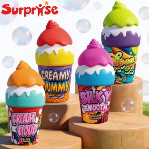 Ice Cream Inverted Leak Proof Bubble Wand