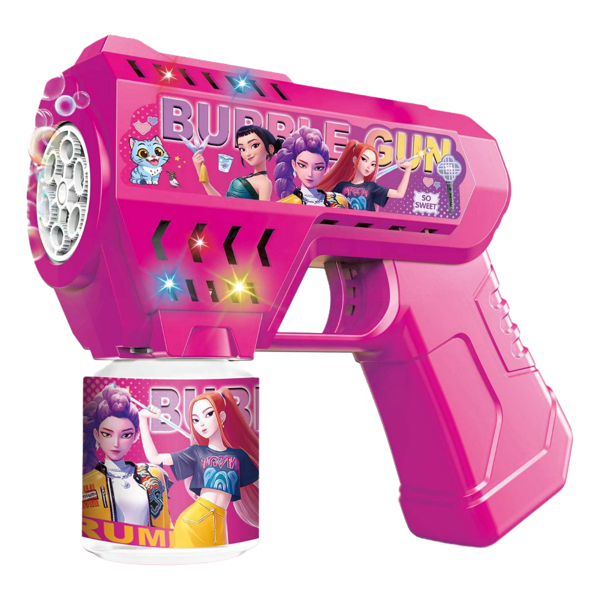 Kpop Demon Hunters Bubble Blower - Automatic Bubble Gun Toy