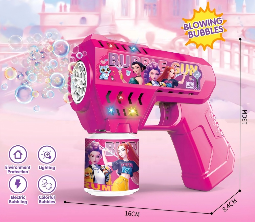 Kpop Demon Hunters Bubble Blower - Automatic Bubble Gun Toy - Image 2