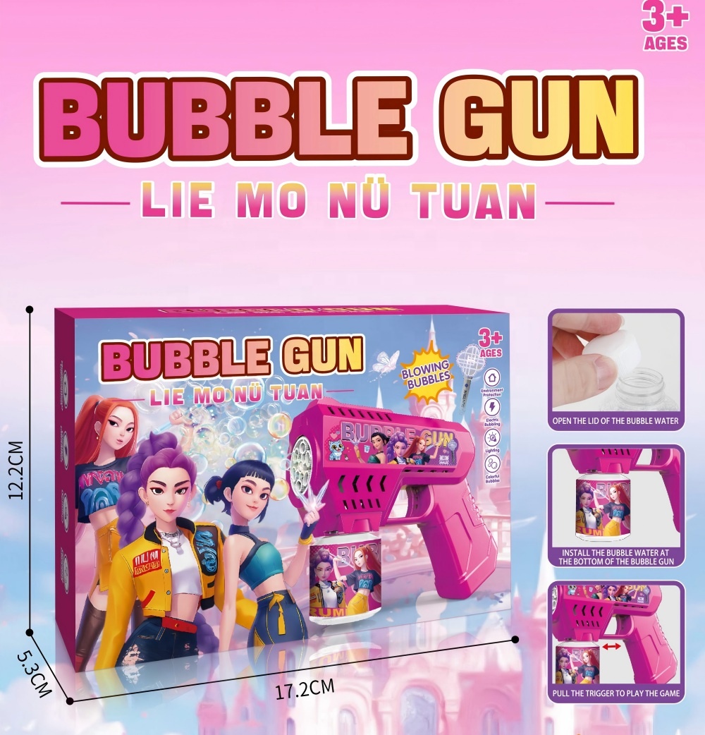 Kpop Demon Hunters Bubble Blower - Automatic Bubble Gun Toy - Image 3