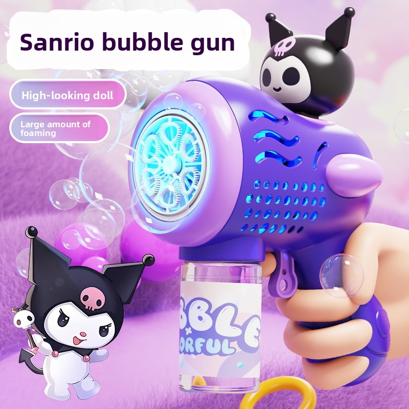 Red Electric Bubble Machine Gun - Hand-Held Bubble Blaster - Image 2