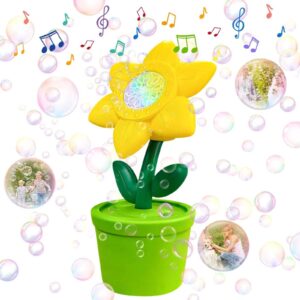 Rechargeable Sunflower Bubble Blower