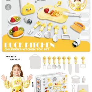 Kids Kitchen Play Set 16pcs - Yellow