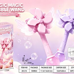 Electric Magic Windmill Bubble Wand - Light & Music