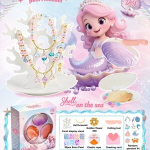 DIY Gem Shell Bracelet Kit - Crystal, Deluxe