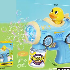 10-Hole LED Car Bubble Gun - Duck Design