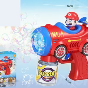 10-Hole LED Car Bubble Gun - Plumber Hero Design