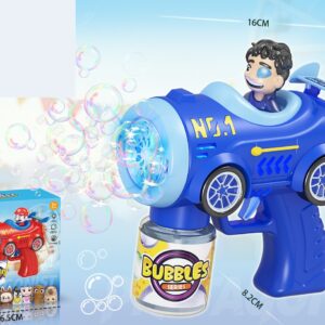 10-Hole LED Car Bubble Gun - Space Explorer Design