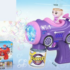 10-Hole LED Car Bubble Gun - Miss Coffee Design