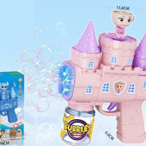 10-Hole LED Castle Bubble Gun - Miss Coffee Design