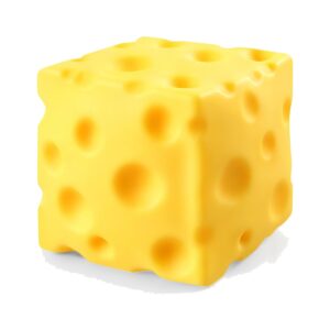 5cm Mini Cheese Cube Squishy